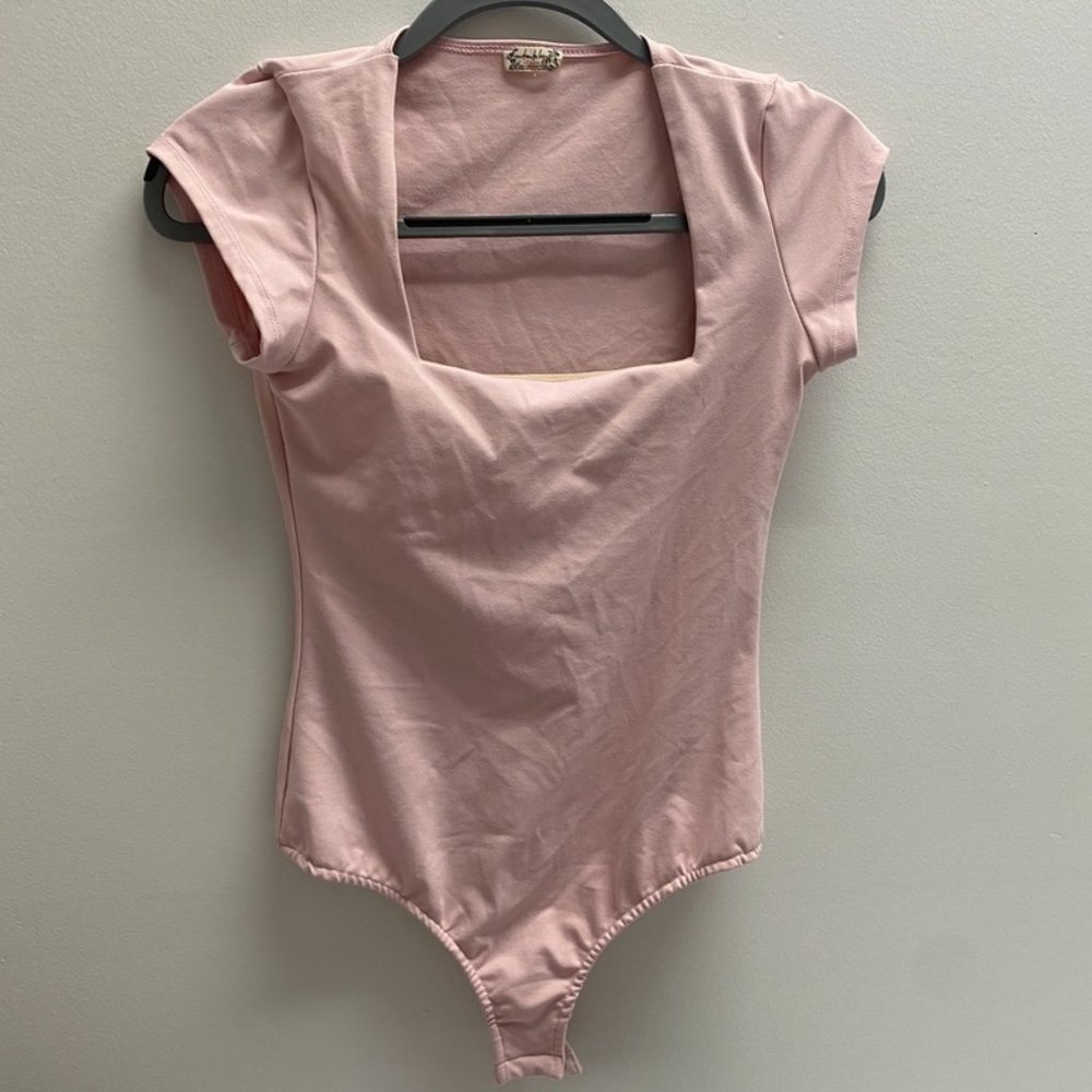 Free People Bodysuit Pink Size S